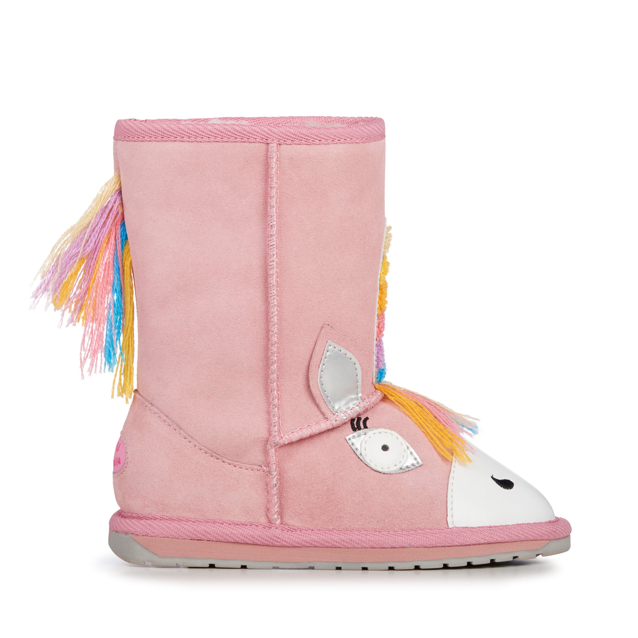 Magical Unicorn Boot in Pale Pink CLOSEOUTS