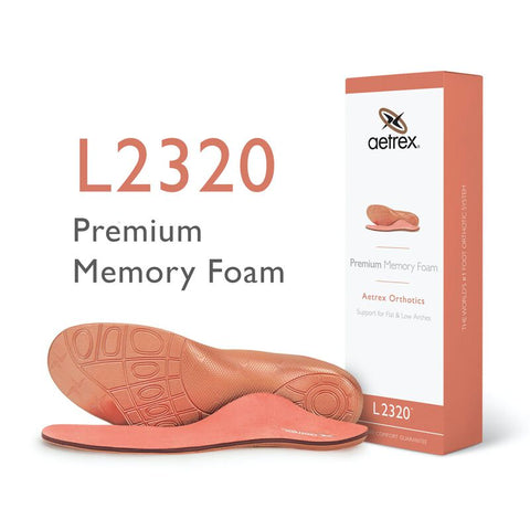 Women's L2320 Premium Memory Foam Orthotics - Insole for Extra Comfort
