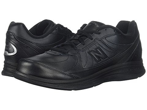 Men's Walking 577 Lace Up Walking Shoe in Black