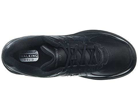 Women's Walking 577 Lace Up Shoe in Black