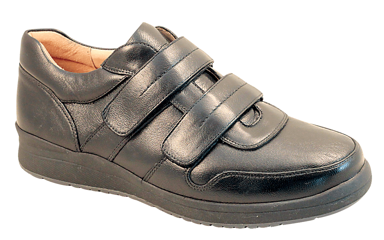 Marvin Velcro Oxford in Black CLOSEOUTS