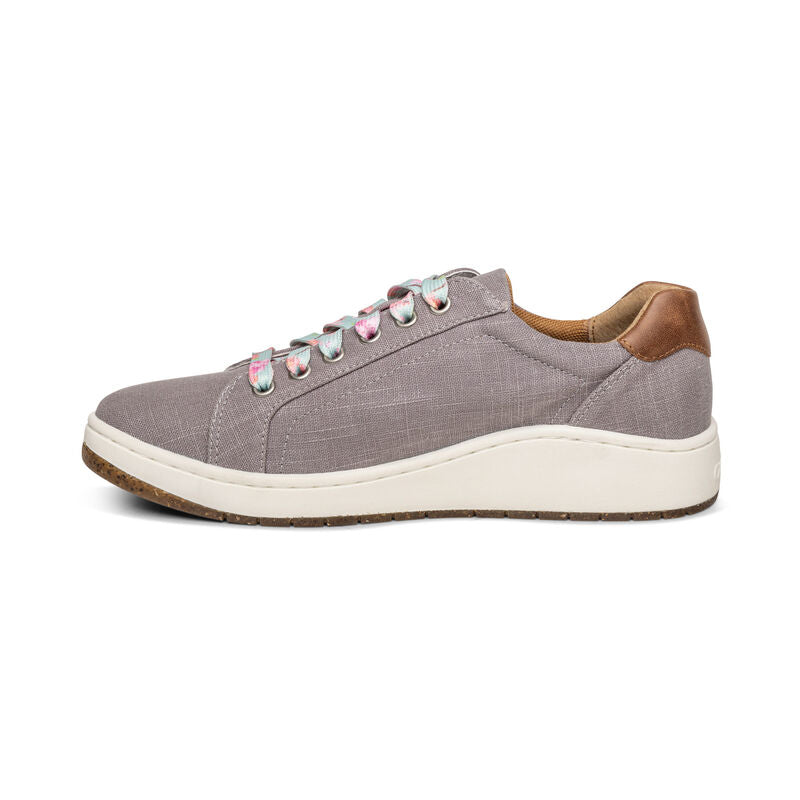 Renee Lace Up Sneaker in Grey