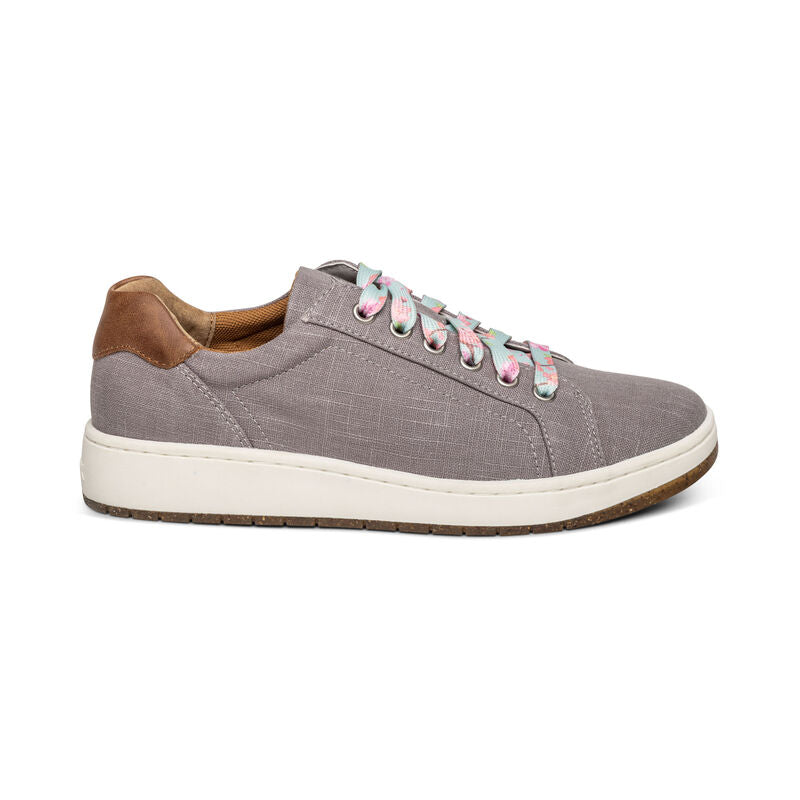 Renee Lace Up Sneaker in Grey