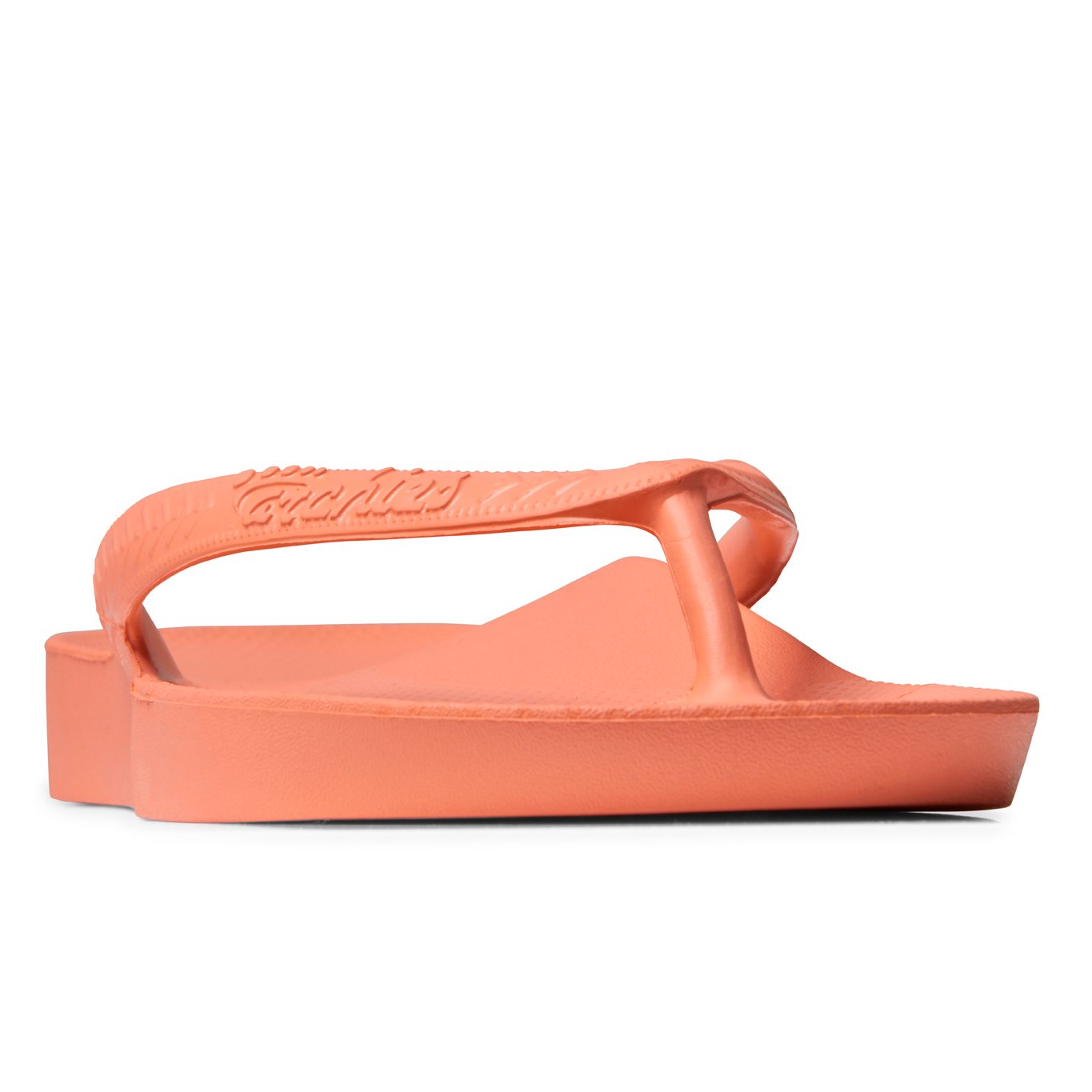 Archies Arch Support Flip Flops in Peach