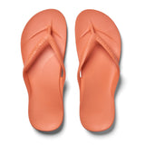 Archies Arch Support Flip Flops in Peach
