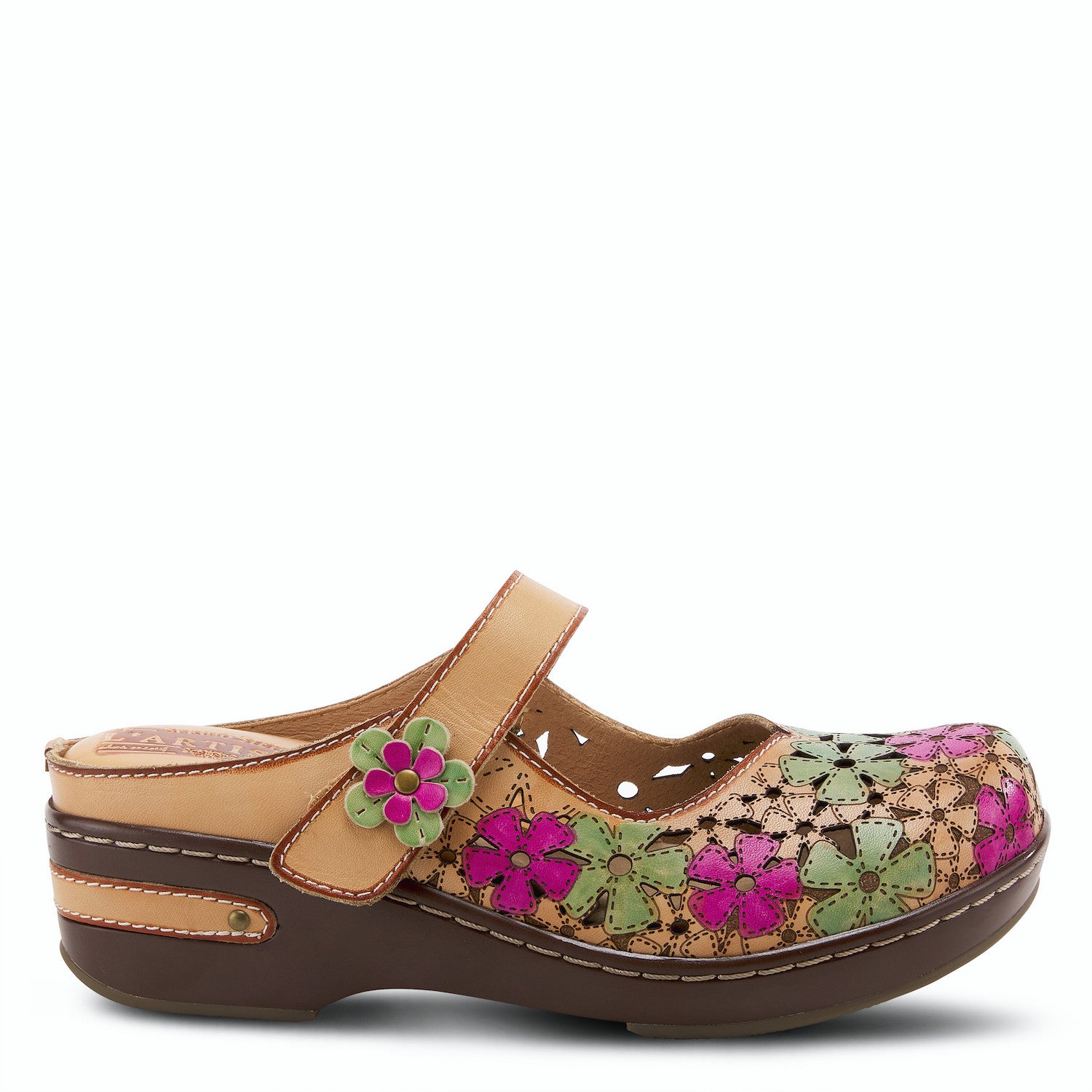 Anana Mary Jane Mule in Beige Multi CLOSEOUTS