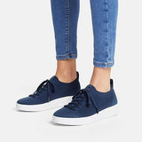Rally Lace-Up Multi-Knit Sneaker in Midnight Navy