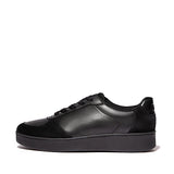 Rally Leather/Suede Panel Sneaker in Black