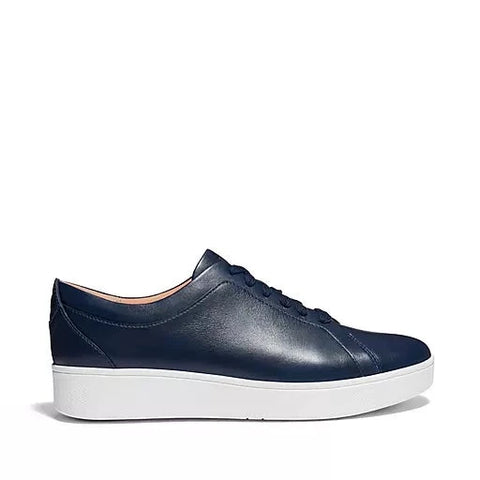 Rally Lace-up Leather Sneaker in Midnight Navy