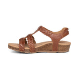 Reese Gladiator Sandal in Cognac/Brown