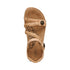 Jillian Braided Quarter Strap Sandal in Cork