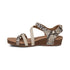 Jillian Braided Quarter Strap Sandal in Snake