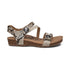 Jillian Braided Quarter Strap Sandal in Snake