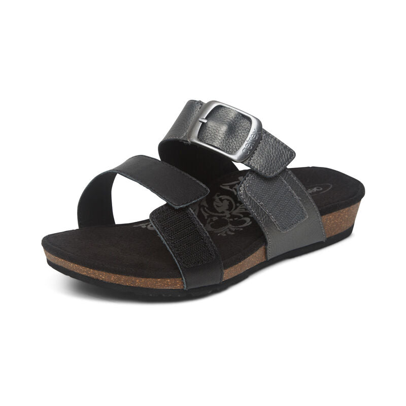 Daisy Adjustable Slide in Black