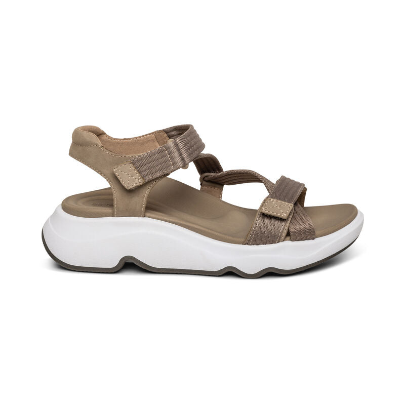 Marz Adjustable Quarter Strap in Taupe