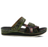 Caiman Slide Sandal in Black CLOSEOUTS