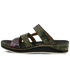 Caiman Slide Sandal in Black CLOSEOUTS