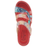 Caiman Slide Sandal in Red CLOSEOUTS