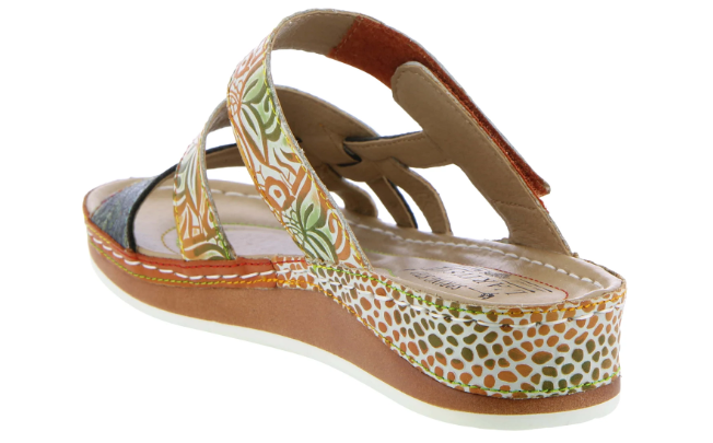 Caiman Slide Sandal in Camel CLOSEOUTS