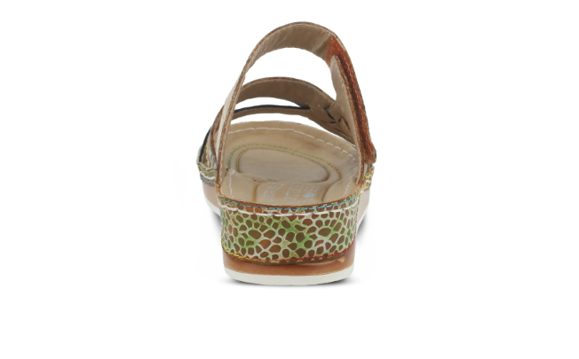 Caiman Slide Sandal in Camel CLOSEOUTS