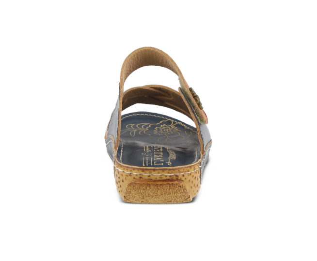 Leigh Slide Sandal in Navy CLOSEOUTS