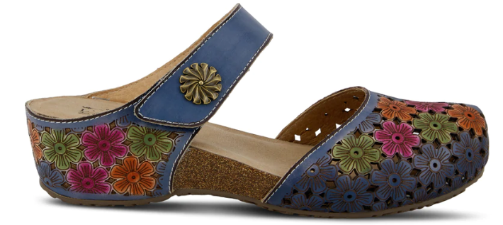 Spikey Sandal Clog in Navy CLOSEOUTS