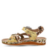 Joelina-Dazi Ankle Strap Sandal in Yellow Multi CLOSEOUTS