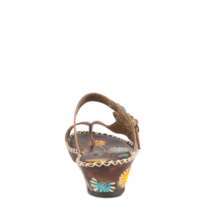 Santorini Slide Sandal in Brown CLOSEOUTS