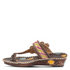 Santorini Slide Sandal in Brown CLOSEOUTS