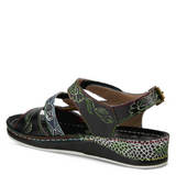 Sumacah Strappy Walking Sandal in Black Multi CLOSEOUTS