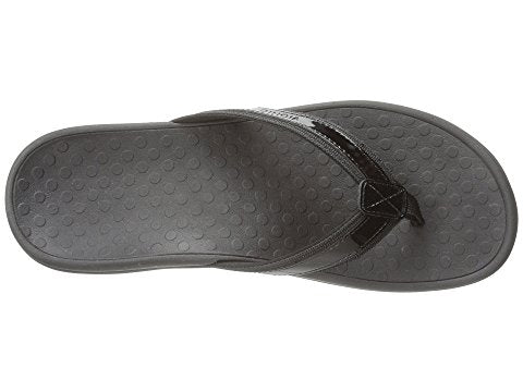 Tide Toe Post Sandal in Black