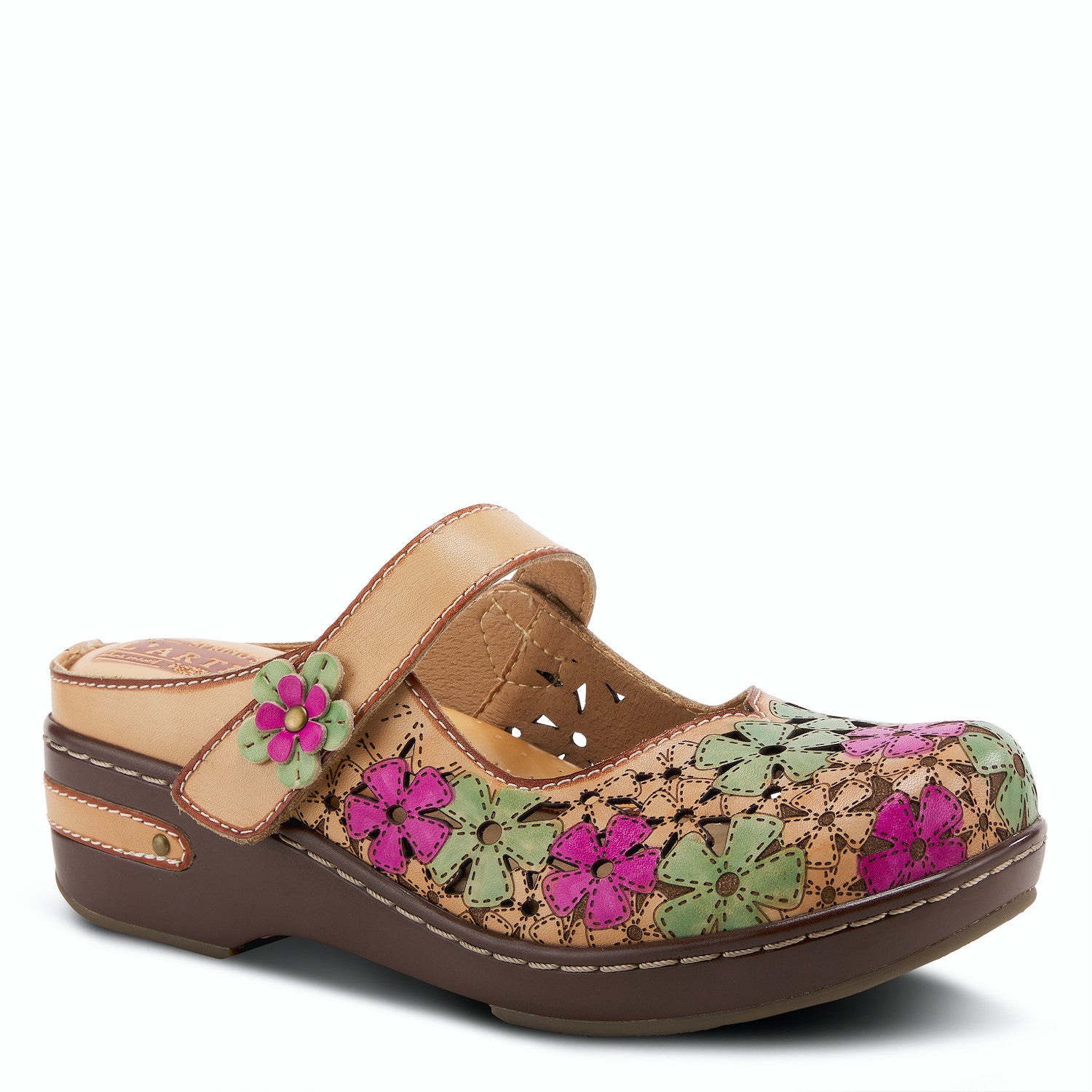 Anana Mary Jane Mule in Beige Multi CLOSEOUTS