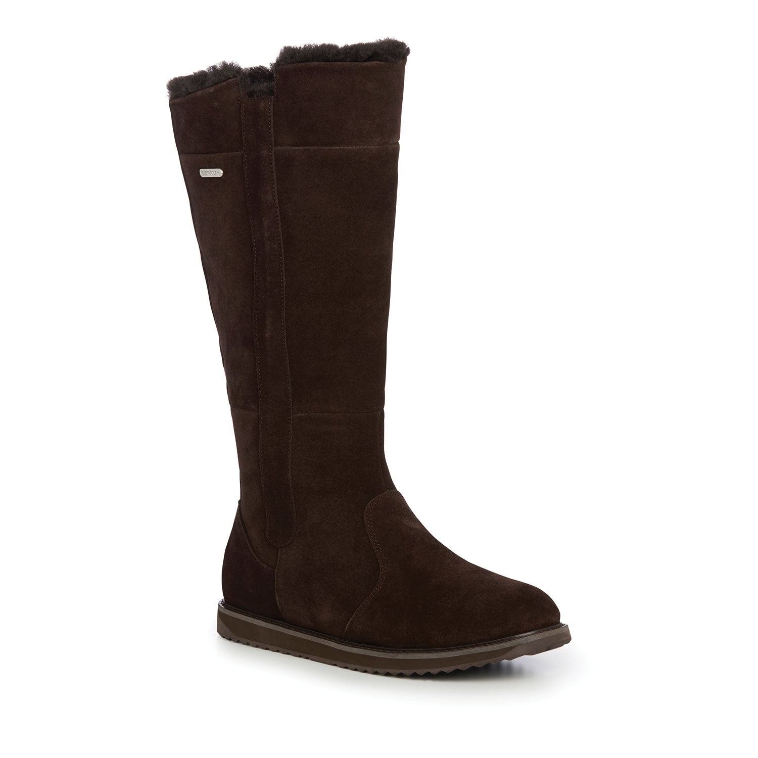 Moonta Tall Sheepskin Boot in Espresso CLOSEOUTS