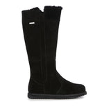 Moonta Tall Sheepskin Boot in Black CLOSEOUTS