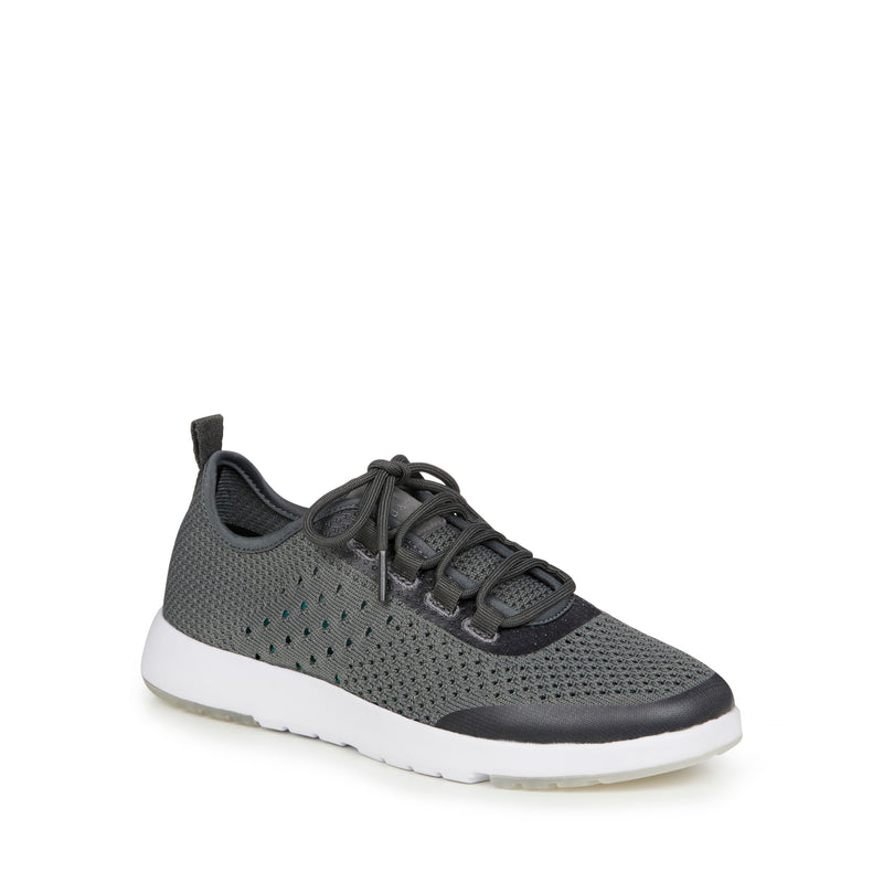 Miki Washable Eyelet Sneaker in Grey