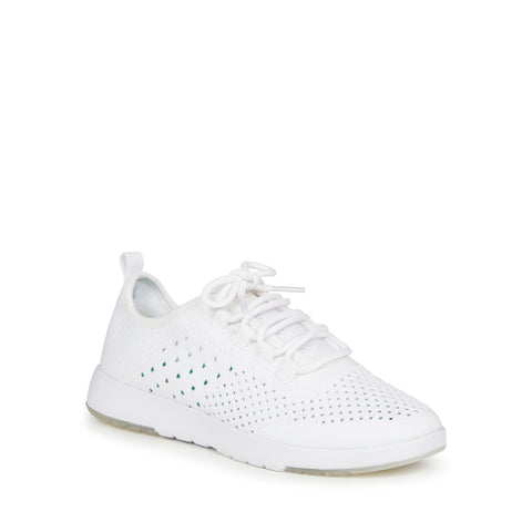 Miki Washable Eyelet Sneaker in White CLOSEOUTS