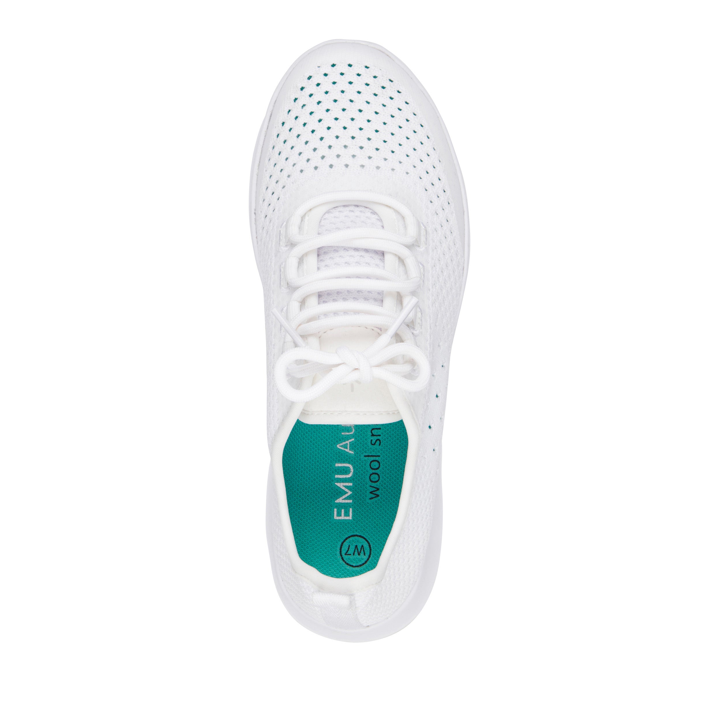 Miki Washable Eyelet Sneaker in White