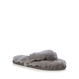 Pitta Sheepskin Slipper in Charcoal CLOSEOUTS