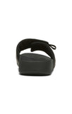 Keira Adjustable Slide Sandal in Black CLOSEOUTS