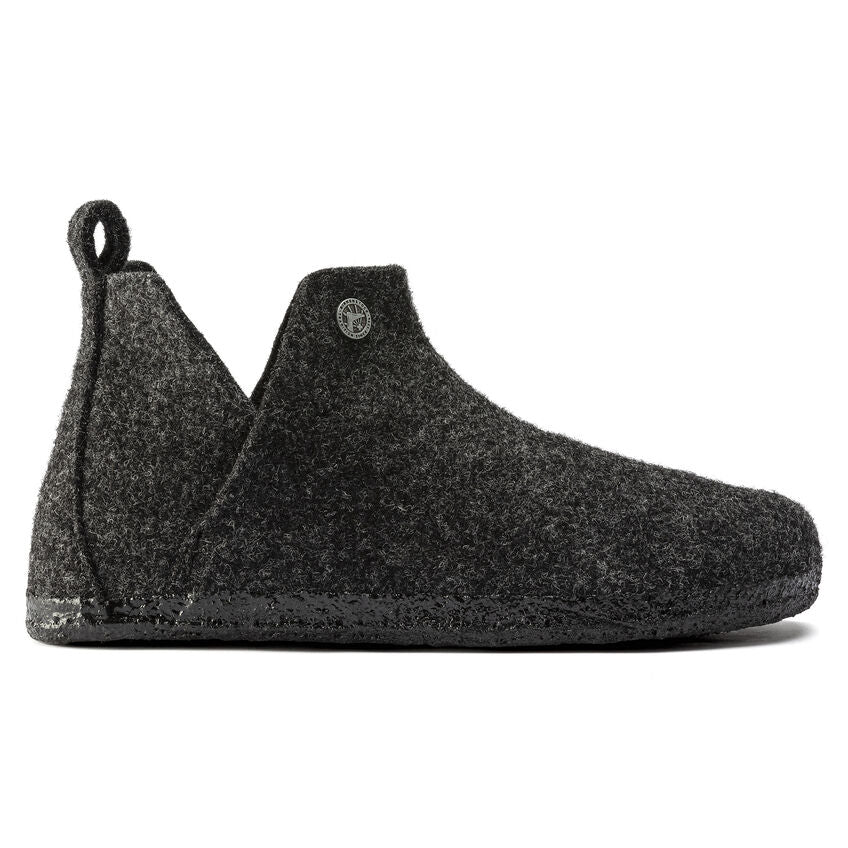 Andermatt Shearling Slipper Bootie in Anthracite CLOSEOUTS