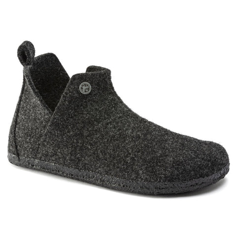 Andermatt Shearling Slipper Bootie in Anthracite CLOSEOUTS