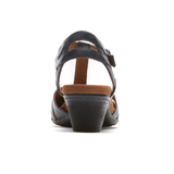 Aubrey T Strap Sandal in Navy CLOSEOUTS