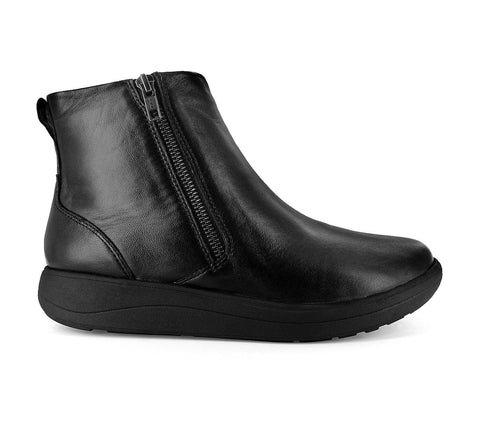 Bamford Walking Boot in Black Leather CLOSEOUTS