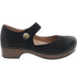 Beatrice Nubuck Mary Jane Clog in Black