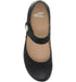 Beatrice Nubuck Mary Jane Clog in Black