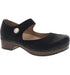 Beatrice Nubuck Mary Jane Clog in Black