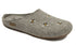 Sleek Boiled Wool Clog "Api" in Silver Grey CLOSEOUTS