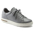 Bend Leather Panel Sneaker in Grey