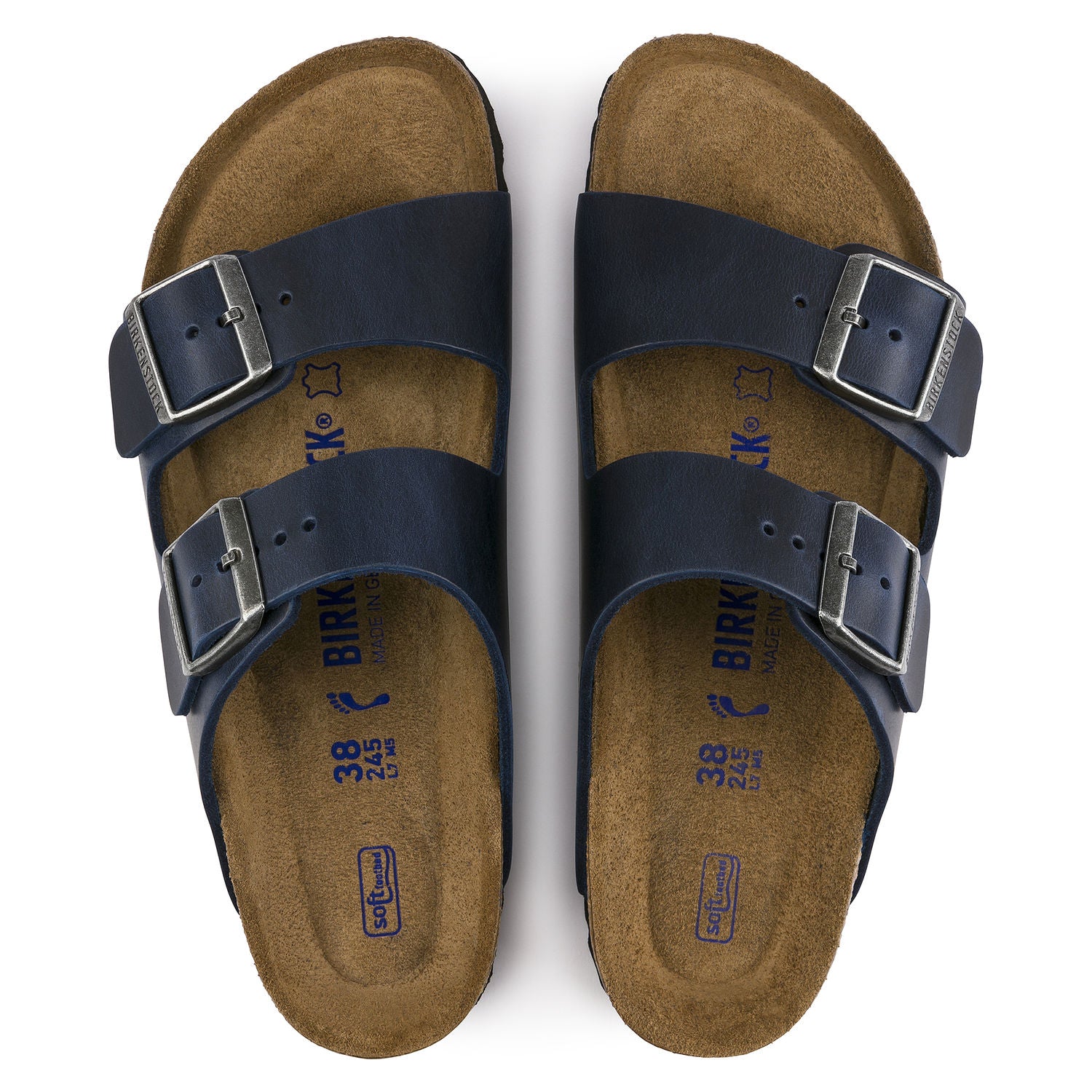 Arizona Soft Footbed Sandal in Blue