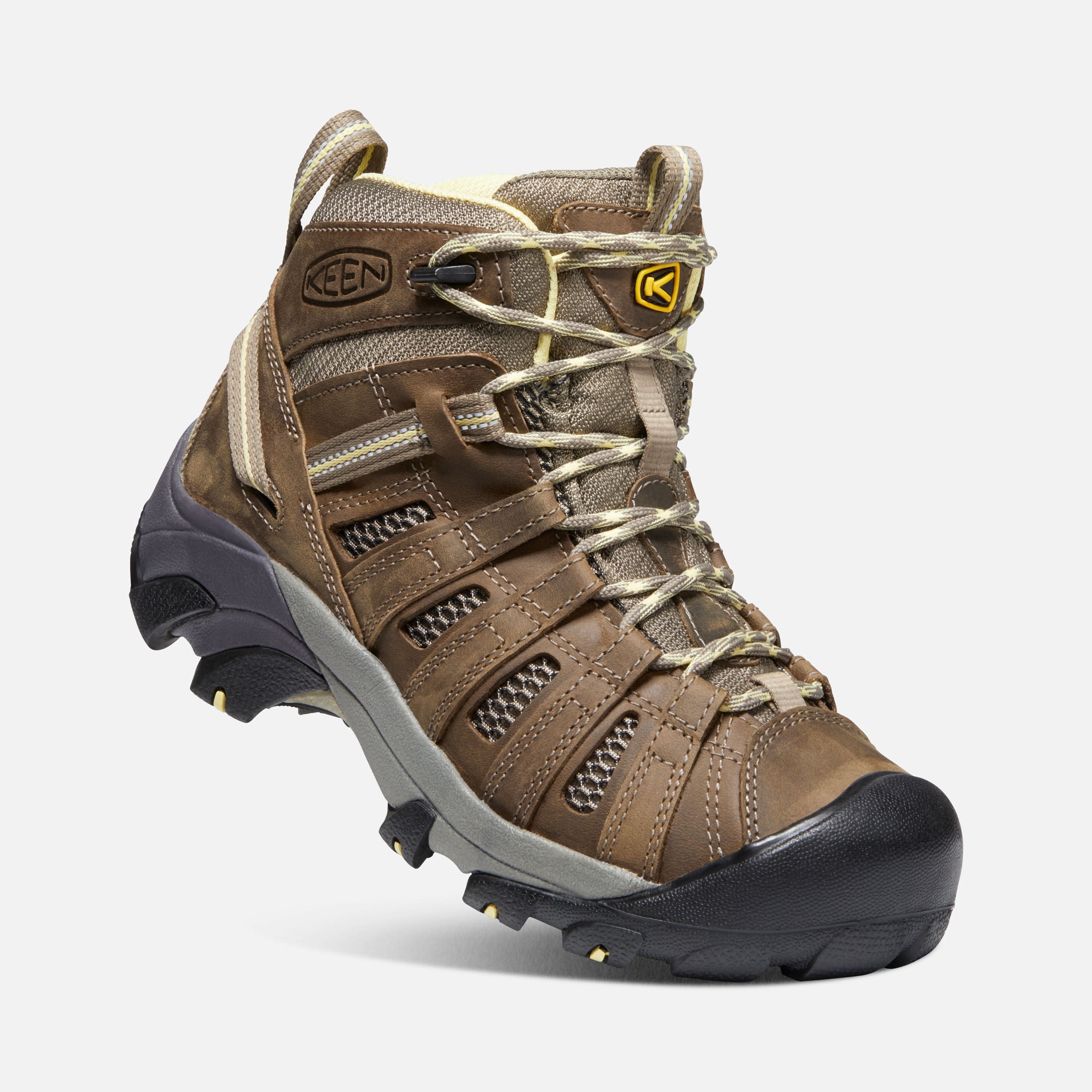 Women's Voyageur Mid Hiker in Brindle/Custard